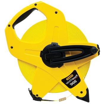 卷尺尺寸| Stanley 34-762 POWERWINDER 300英尺. 玻璃纤维长胶带